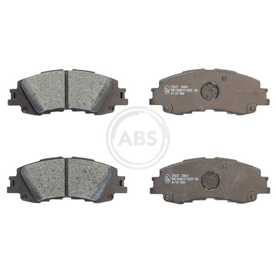 35423 - Brake Pad Set, disc brake 