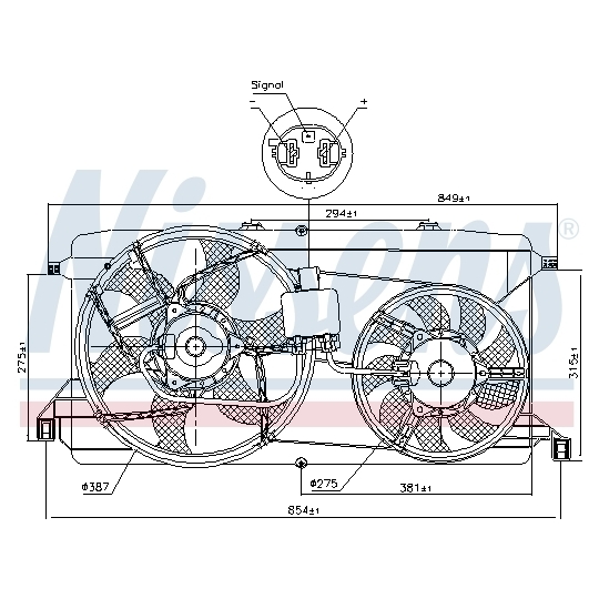 85826 - Fan, radiator 