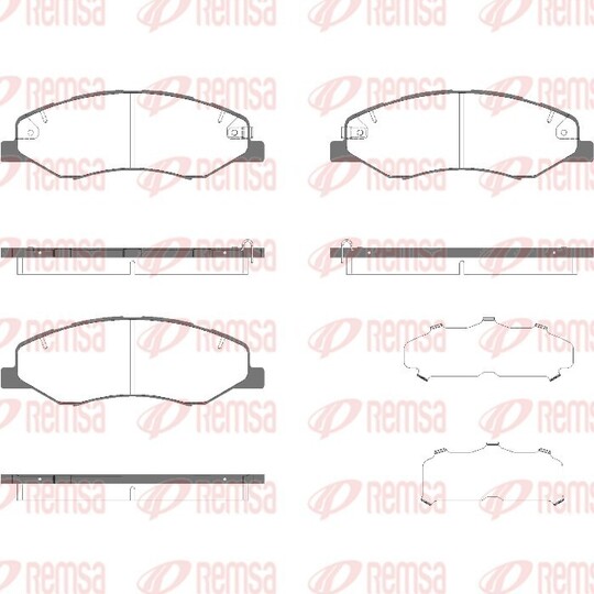 1977.02 - Brake Pad Set, disc brake 