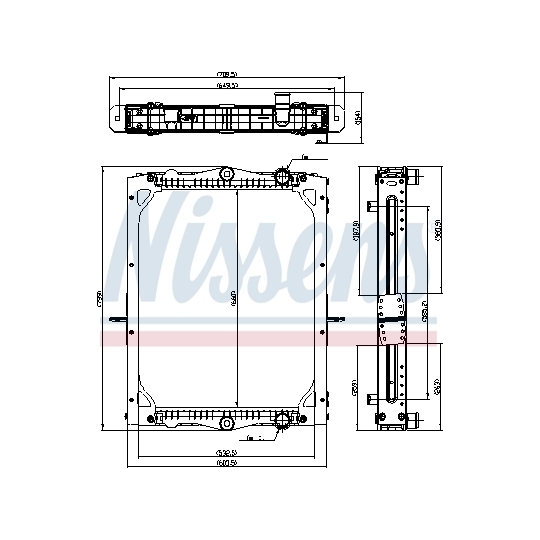 606773 - Radiaator, mootorijahutus 