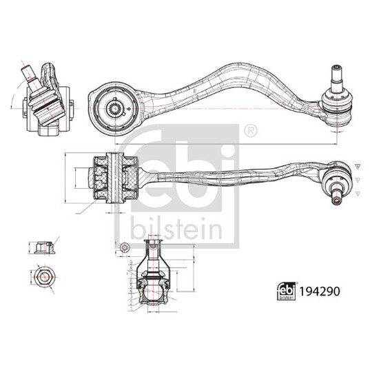 194290 - Track Control Arm 