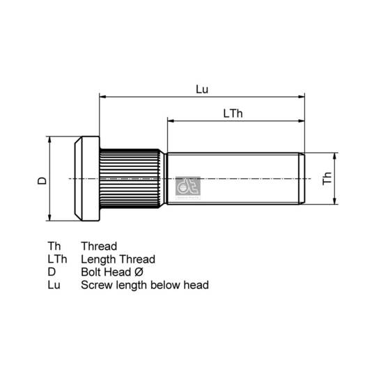 2.65198 - Wheel Stud 