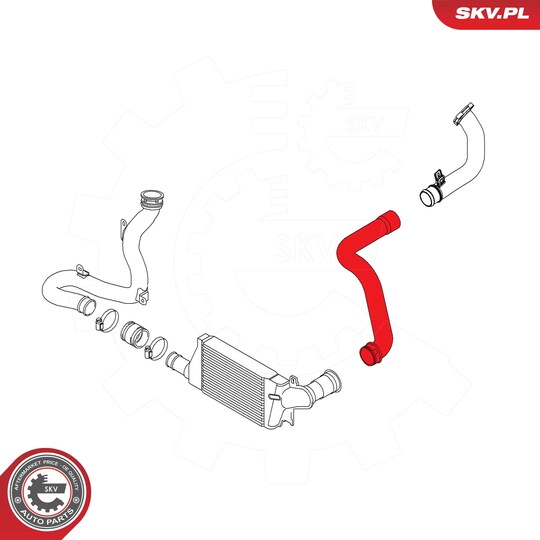 43SKV481 - Charger Air Hose 