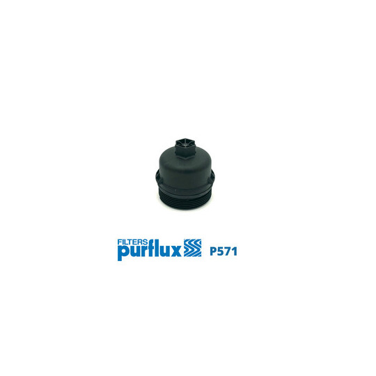 P571 - Cap, oil filter housing 