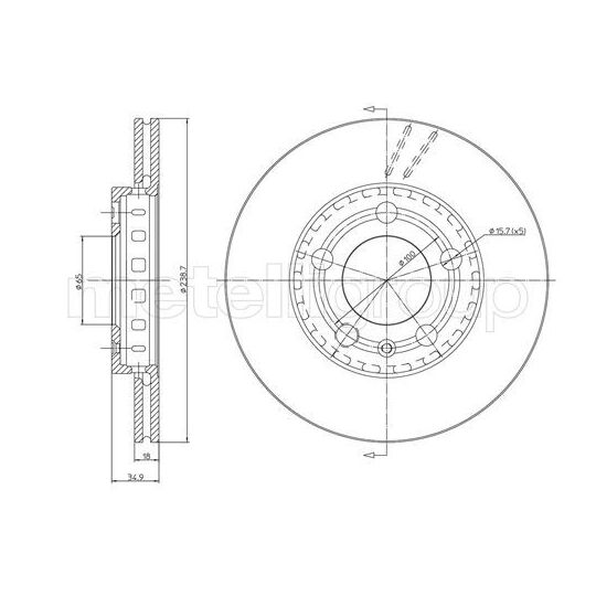 23-0614C - Brake Disc 