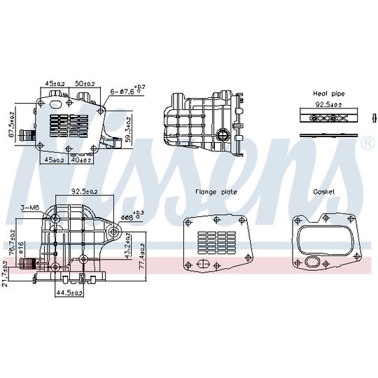 989493 - Cooler, exhaust gas recirculation 