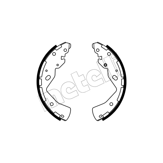 53-0668 - Brake Shoe Set 