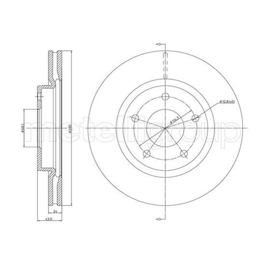 23-1252C - Brake Disc 