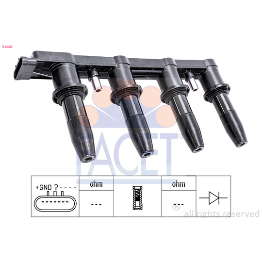 9.6445 - Ignition coil 