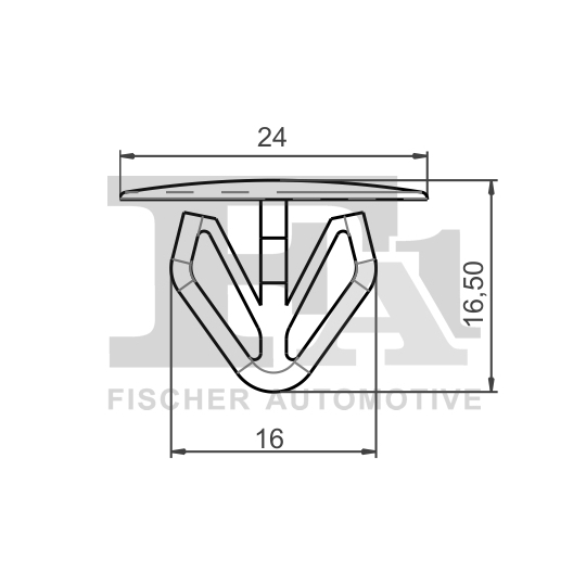 33-10029.5 - Clip, trim/protection strip 