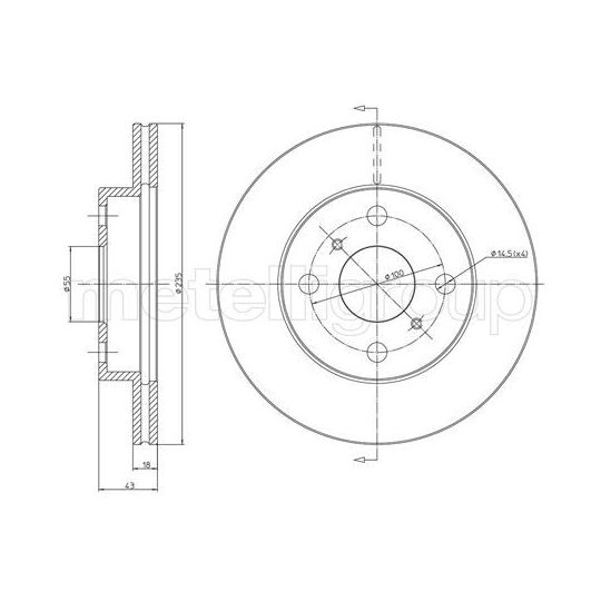 23-0552C - Brake Disc 