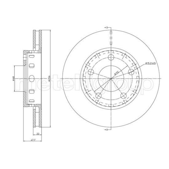 23-1210C - Brake Disc 