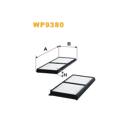 WP9380 - Suodatin, sisäilma 