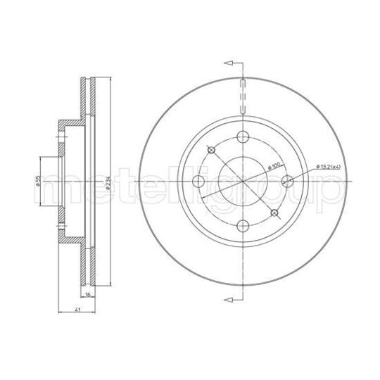 23-1138C - Brake Disc 