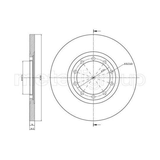 23-0998C - Brake Disc 