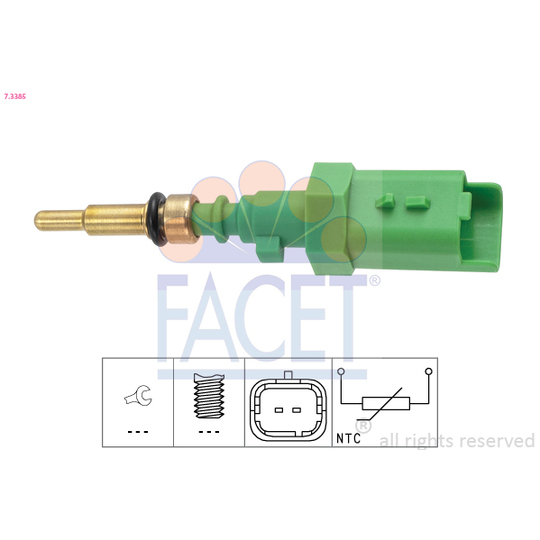 7.3385 - Sensor, kylmedietemperatur 