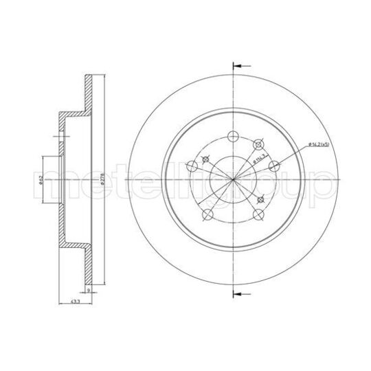 23-1398C - Brake Disc 