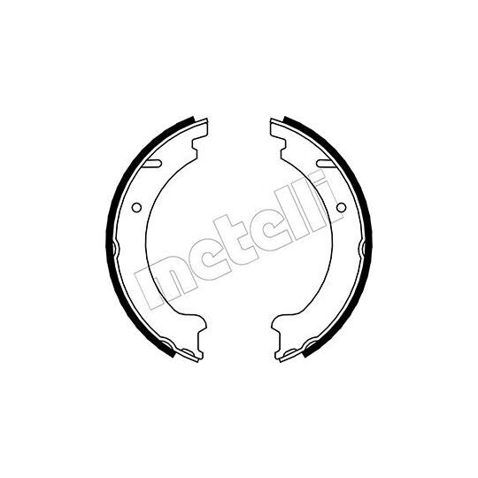 53-0478 - Brake Shoe Set, parking brake 