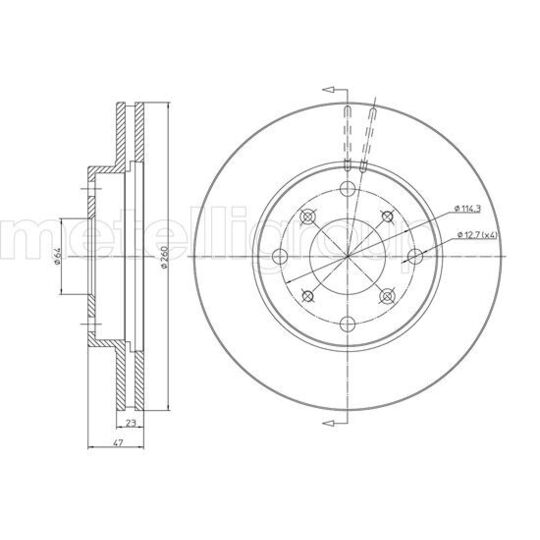 23-0650 - Brake Disc 