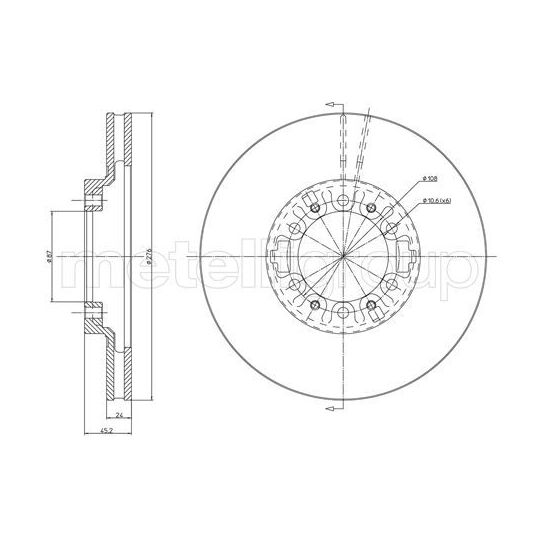 23-0463 - Brake Disc 