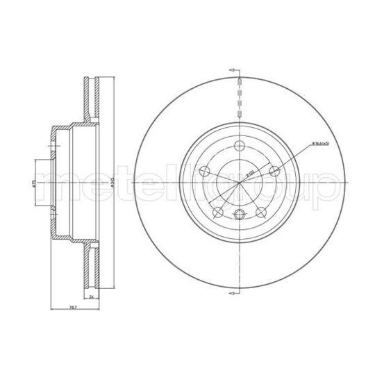 23-1041C - Brake Disc 