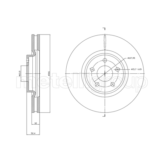 23-1830C - Brake Disc 