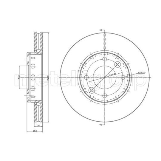 23-1355C - Brake Disc 