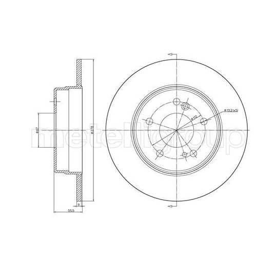 23-0277C - Brake Disc 