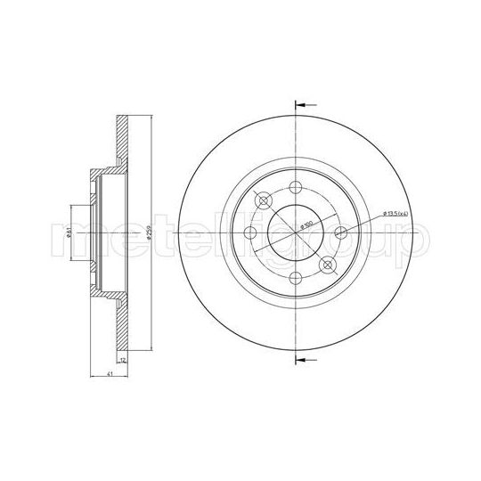 23-0864C - Brake Disc 