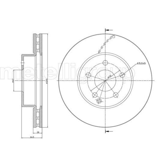 23-0935C - Brake Disc 