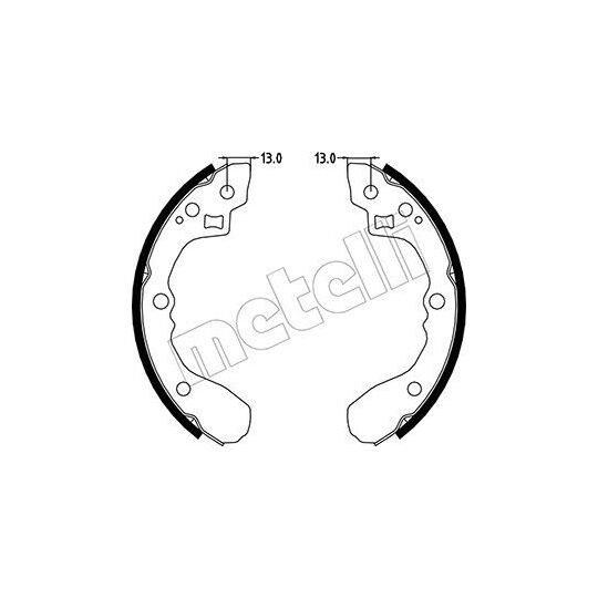 53-0220 - Brake Shoe Set 