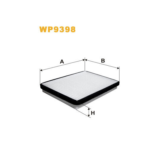 WP9398 - Filter, interior air 