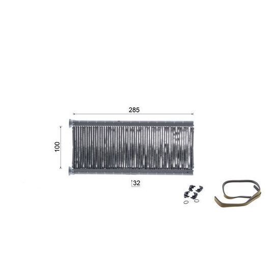 AH 334 000P - Heat Exchanger, interior heating 