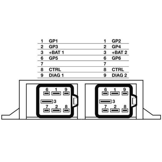MHG 3 - Control Unit, glow plug system 