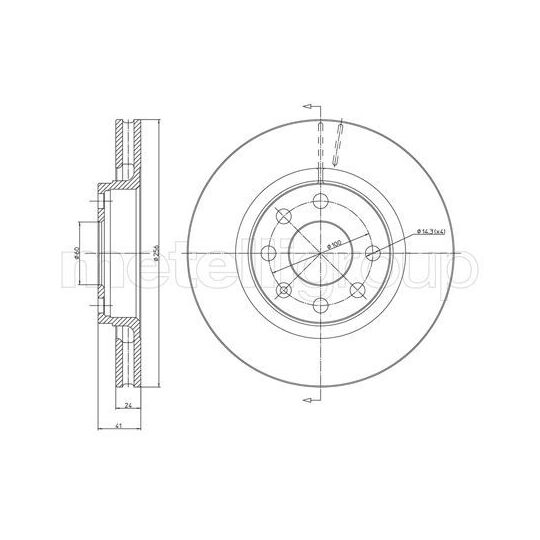 23-0166 - Brake Disc 