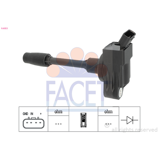 9.6553 - Ignition coil 