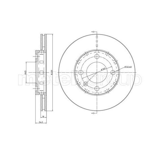 23-0372 - Brake Disc 