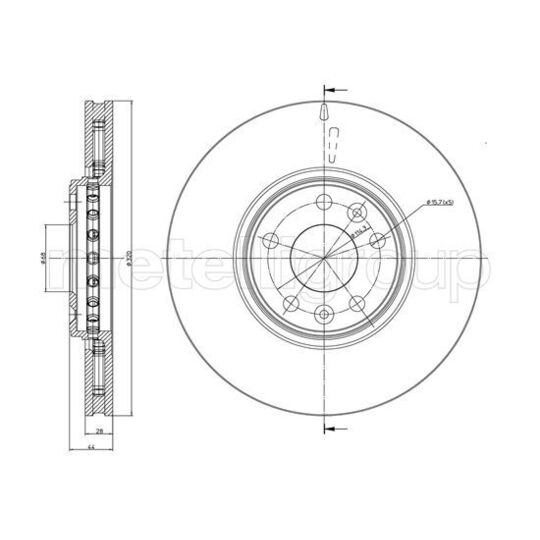 23-1334C - Brake Disc 