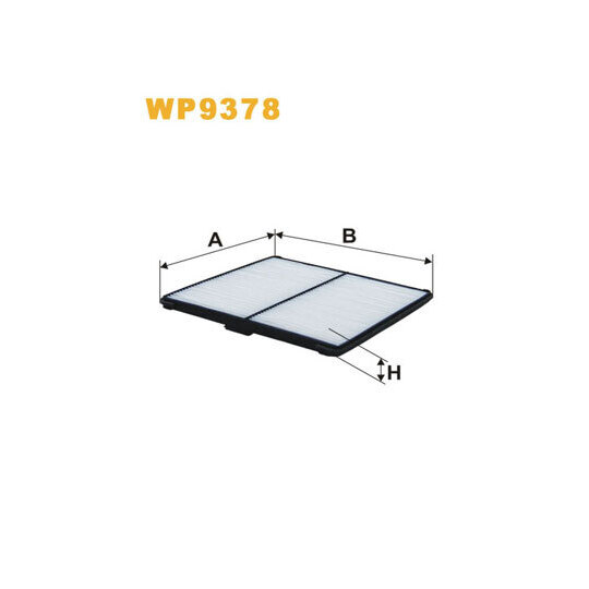 WP9378 - Filter, interior air 