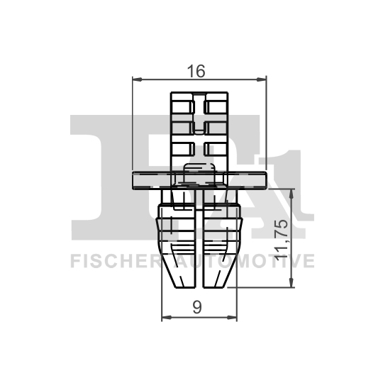 11-20034.5 - Clip, trim/protection strip 