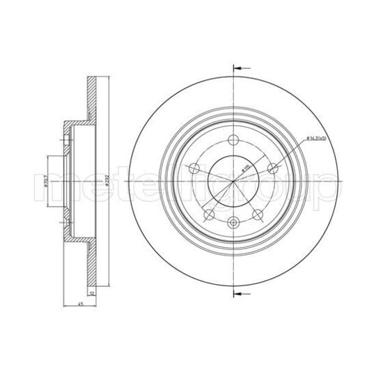 23-1004C - Brake Disc 