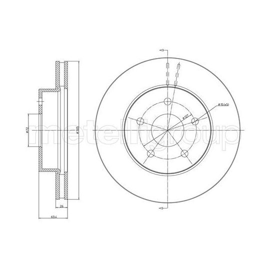 23-0696C - Brake Disc 