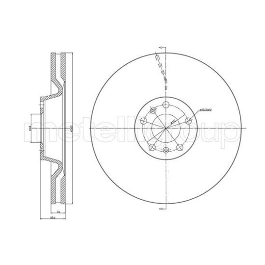 23-1102C - Brake Disc 