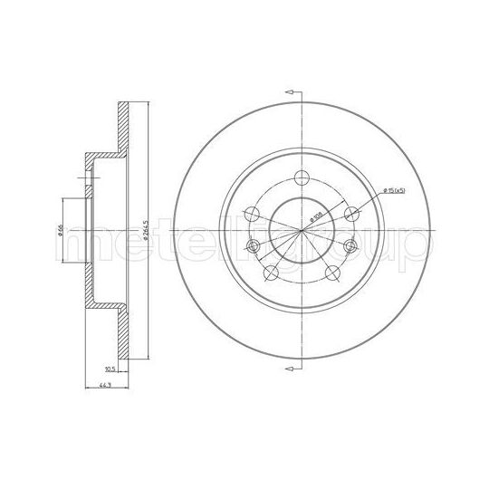 23-0535 - Brake Disc 