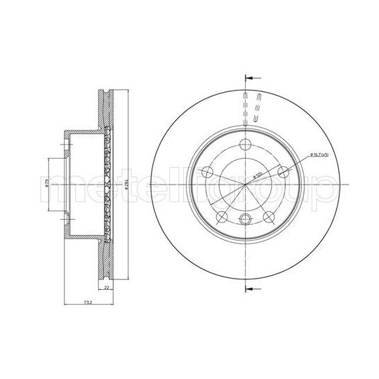 23-0810C - Brake Disc 