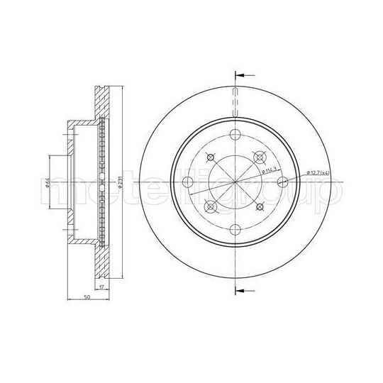 23-0691 - Brake Disc 