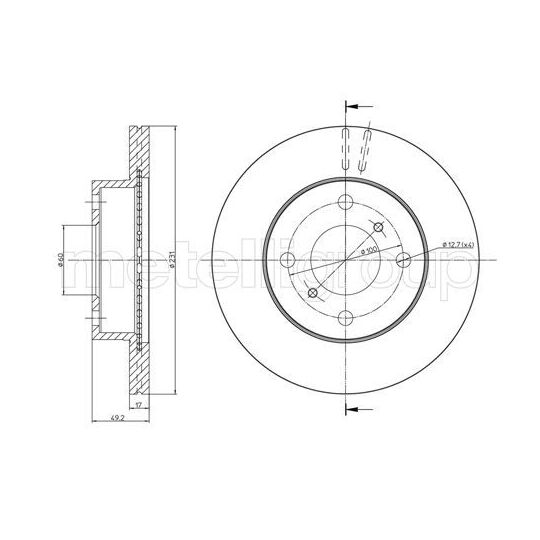 23-0587 - Brake Disc 