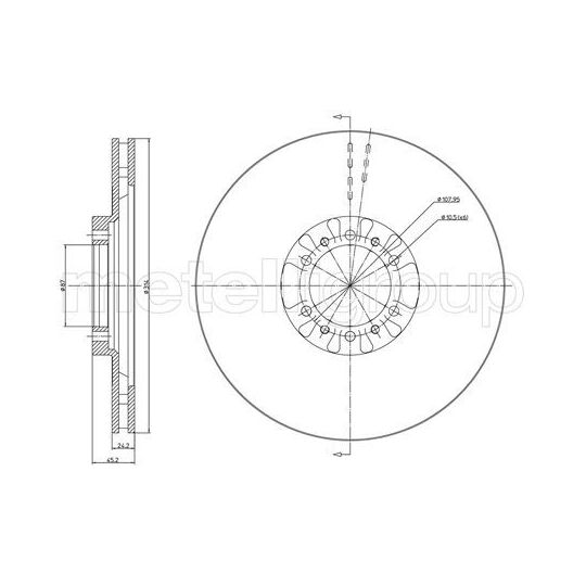 23-0709 - Brake Disc 