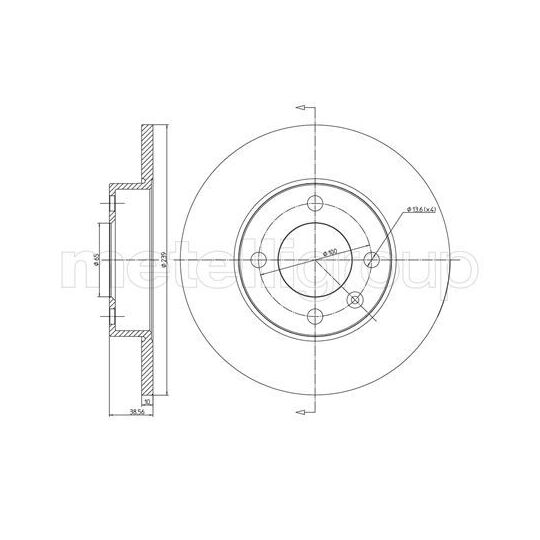 23-0054 - Brake Disc 