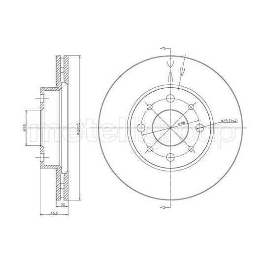 23-0496 - Brake Disc 